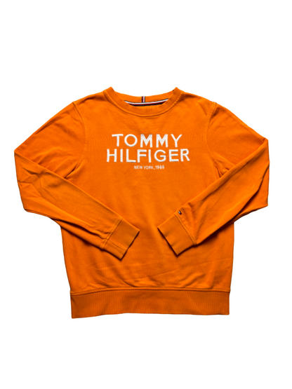 Sudadera cuello redondo Tommy Hilfiger logo bordado - Small