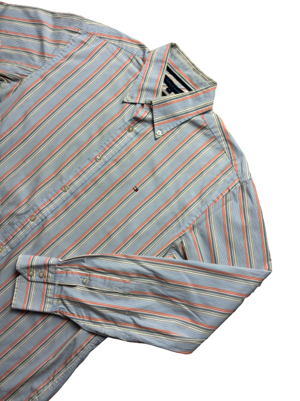 Camisa a rayas Tommy Hilfiger 80’s Two Ply Cotton - Medium