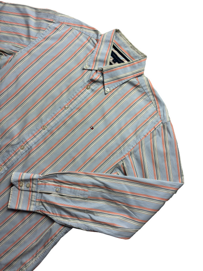 Camisa a rayas Tommy Hilfiger 80’s Two Ply Cotton - Medium