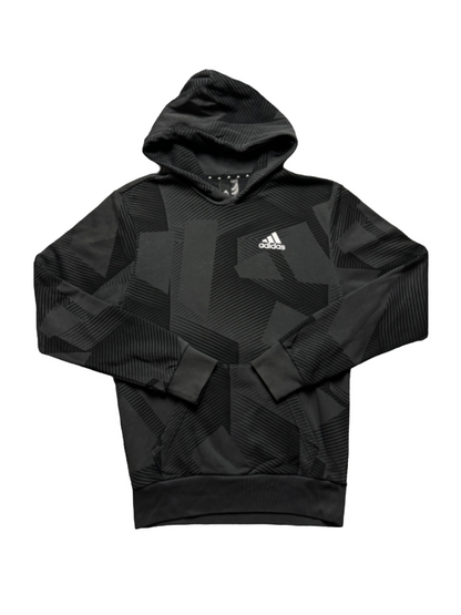 Sudadera hoodie Adidas retro estampada - XS
