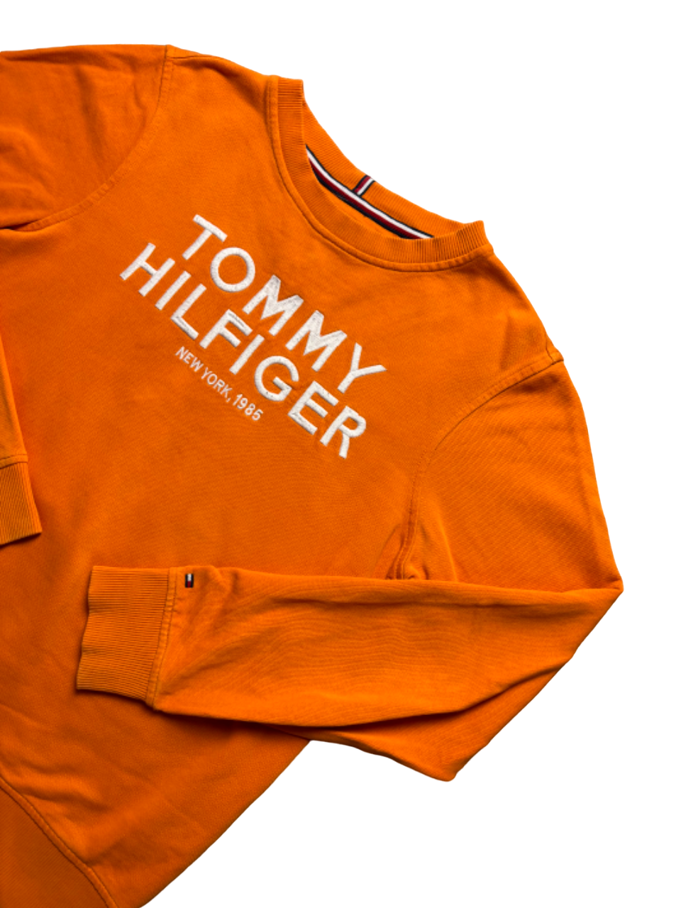 Sudadera cuello redondo Tommy Hilfiger logo bordado - Small