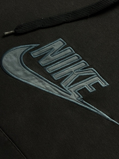 Sudadera hoodie Nike retro logo bordado 00s - Medium