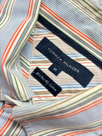 Camisa a rayas Tommy Hilfiger 80’s Two Ply Cotton - Medium