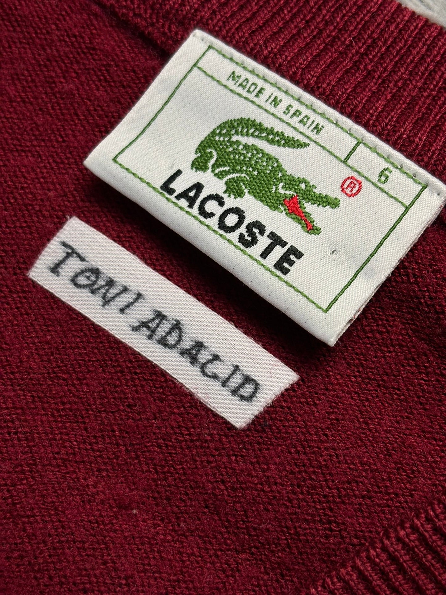 Jersey de pico Lacoste Spain vintage - Large