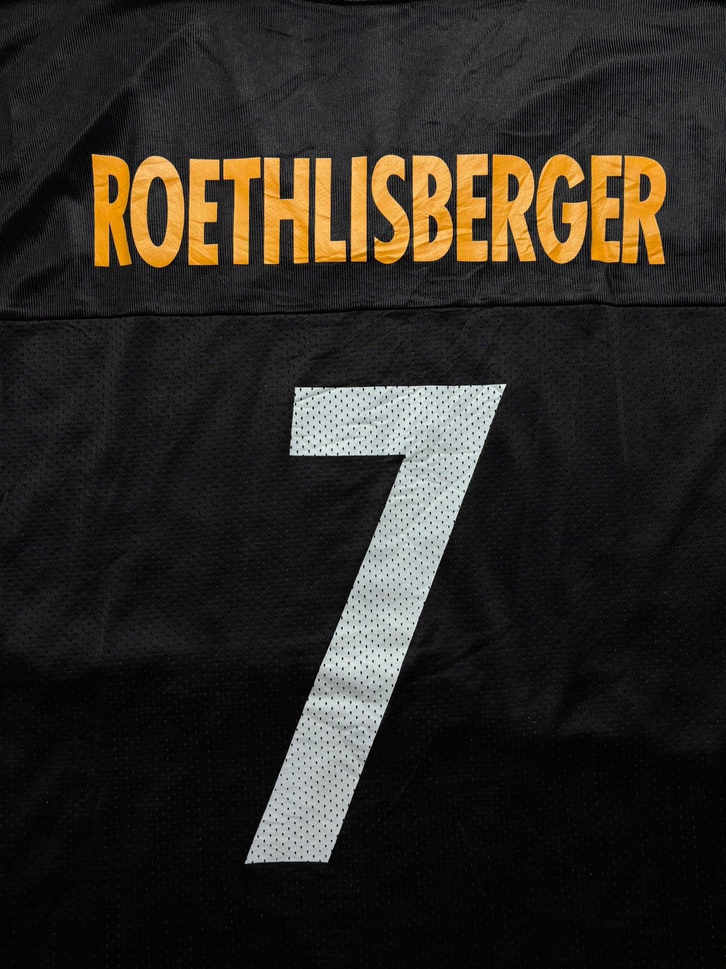 Camiseta Reebok X NFL Steelers Roethlisberger 7 retro USA - Large
