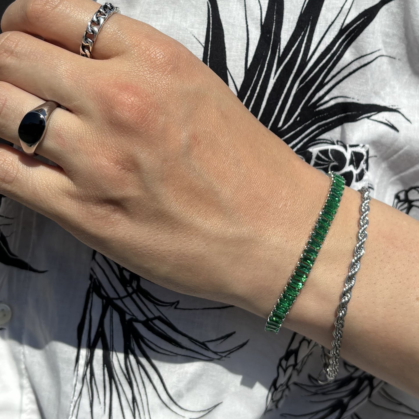 Emerald Aesthetic Bracelet