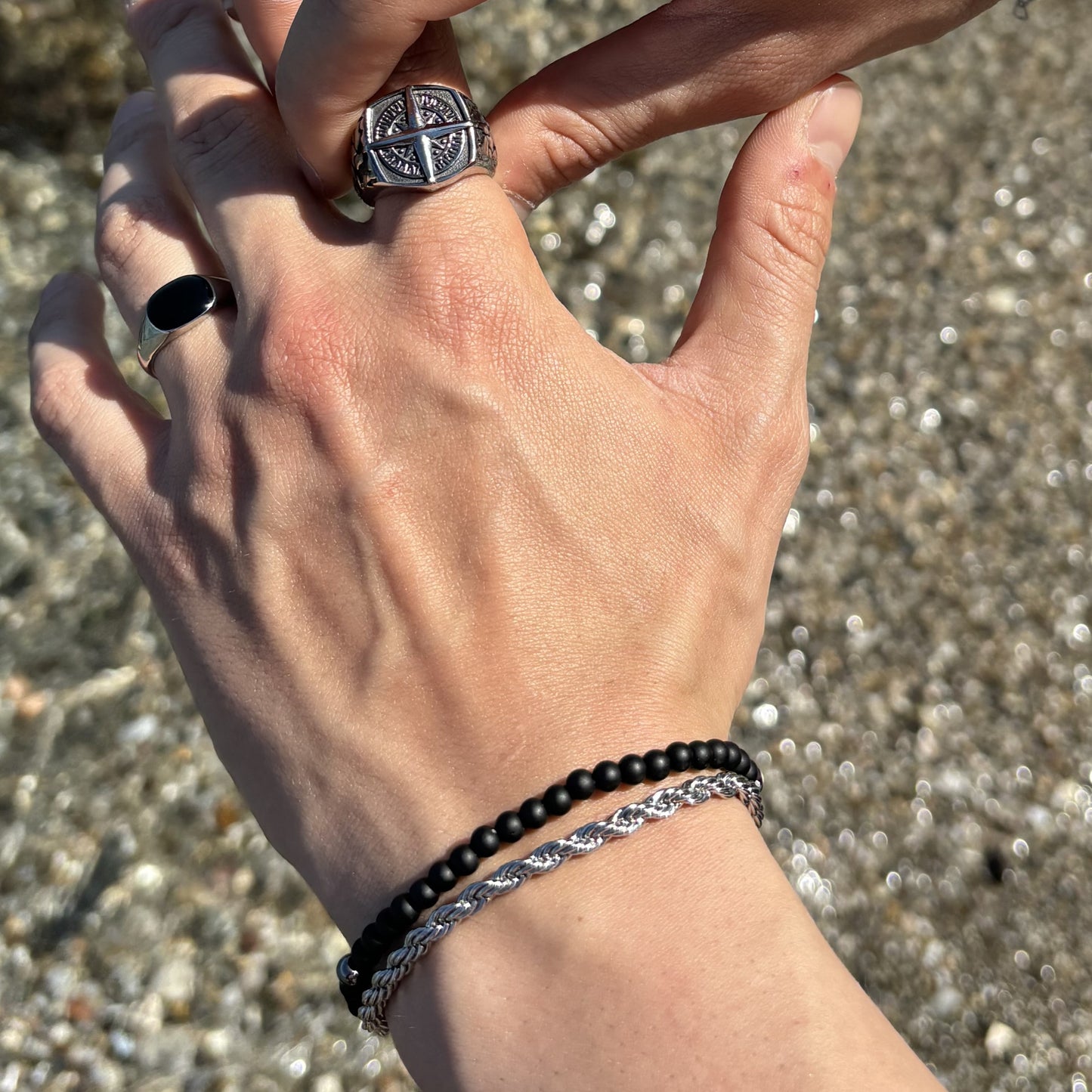 Braided Silver Bracelet